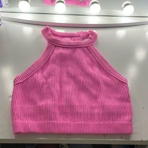 Pink aerie comfy top